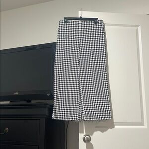 Jules & Leopold Monochrome Houndstooth Skirt